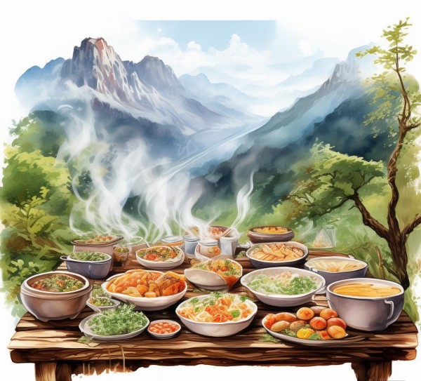 阳泉山水美食画册,让诗意与美食相遇 阳泉山水美食画册,让诗意与美食相遇